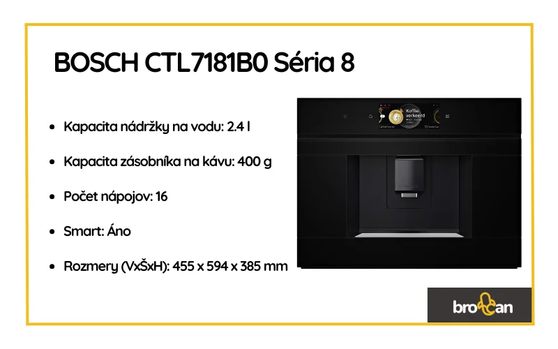 BOSCH CTL7181B0 Séria 8
