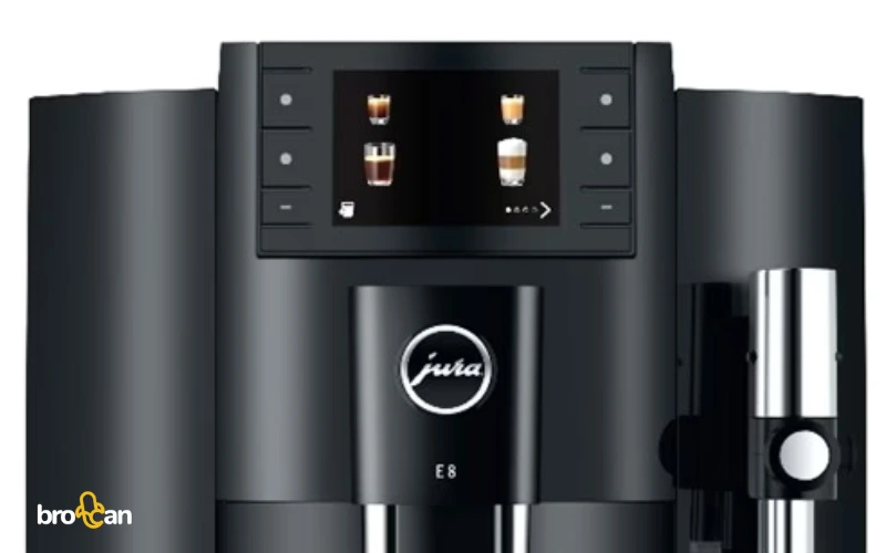 jura e8 displej